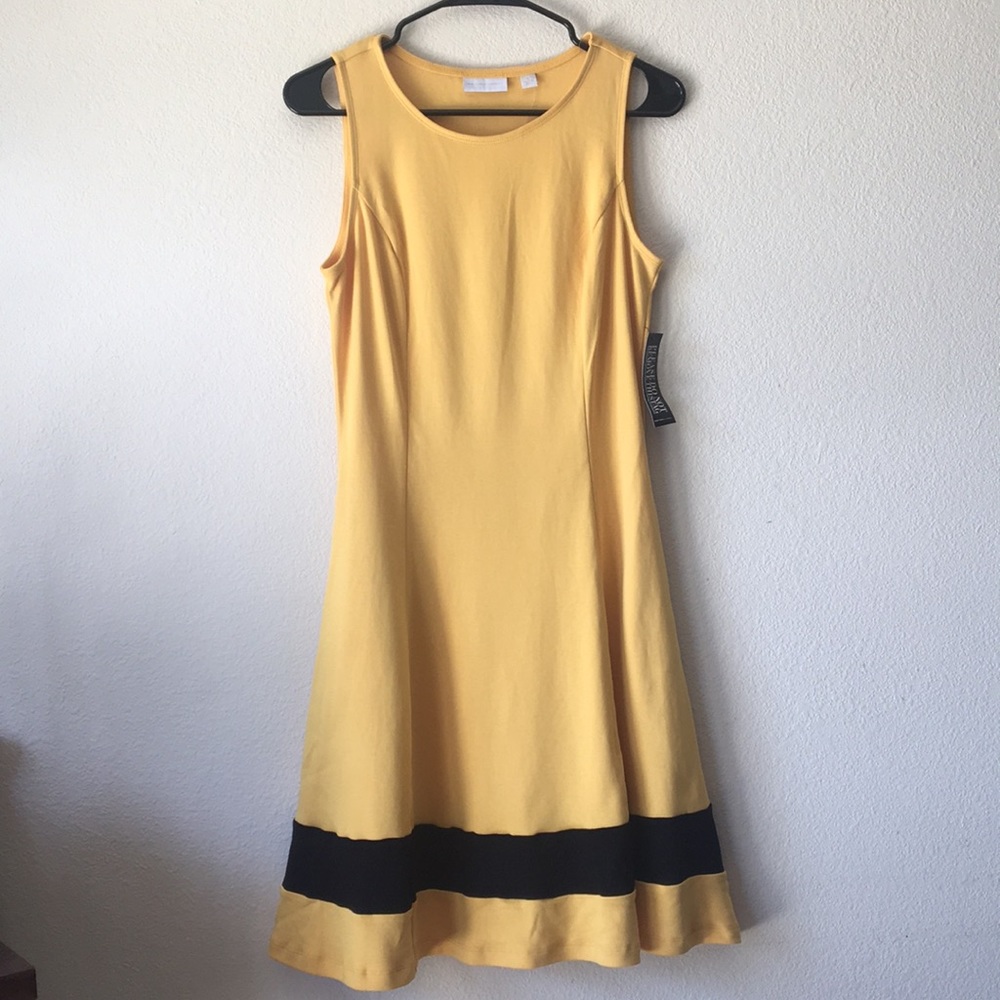 New York & Company yellow dress
